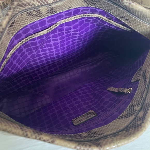 KATE SPADE Snake Print Pattern Shoulder Tote Bag NWOT - Picture 4 of 16